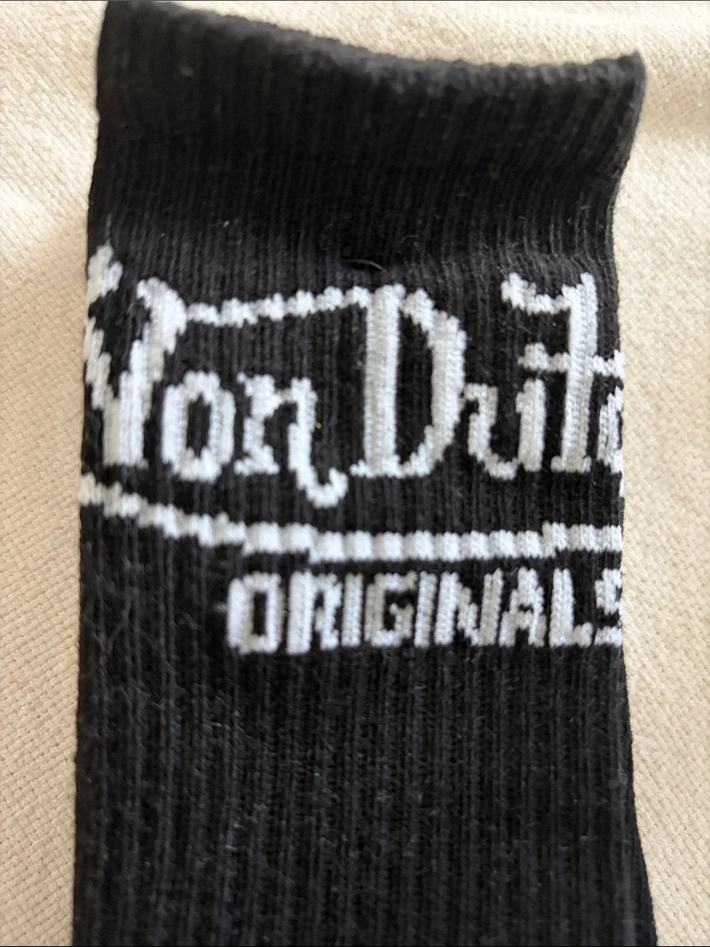 Von Dutch Crew Socks, 3 pack, OS, NWT